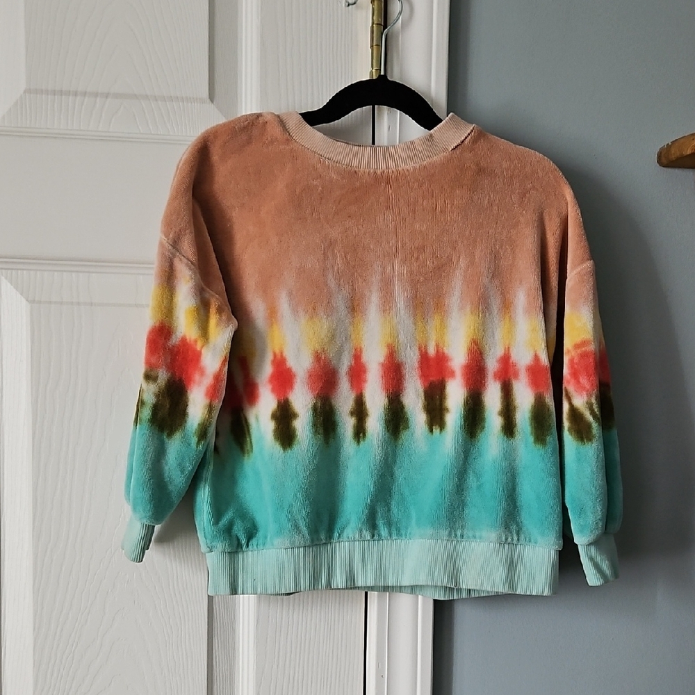 Molo Pastel Tie-Dye Terry Sweater